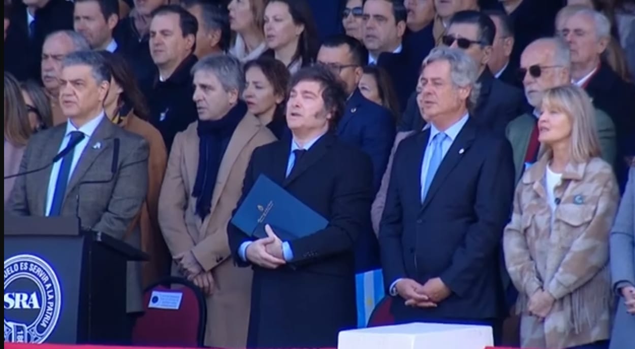 Milei en el acto inaugural de La Rural 2024 – anuncios para el campo ...