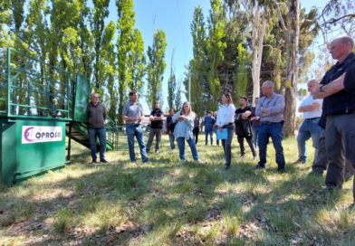 Se presentó un nuevo bañadero móvil para fortalecer la sanidad ovina en la meseta