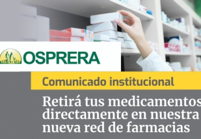 OSPRERA comunica:  “Retirá tus medicamentos directamente en nuestra nueva red de farmacias”