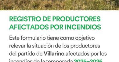 EMPROMUV: Registro de Productores afectados por los incendios.
