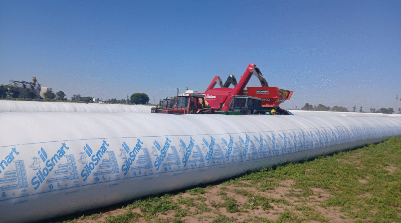 Innovación aplicada al corazón de la poscosecha: Presentan la primera silobolsa inteligente del mundo Innovación aplicada al corazón de la poscosecha: Presentan la primera silobolsa inteligente del mundo