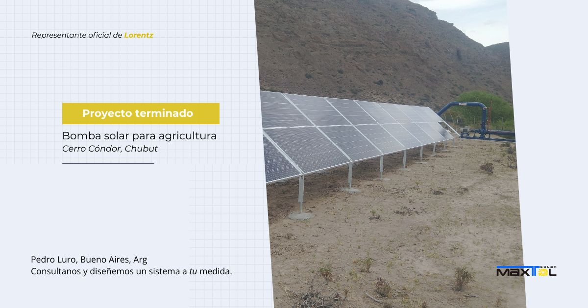 Maxtol Solar: Proyecto Cerro Cóndor - Opción Rural · Información ...