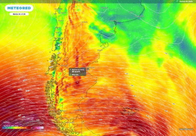 Patagonia con viento fuerte, algunas nevadas y ráfagas de hasta 100 km/h en la primera parte de la semana Patagonia con viento fuerte, algunas nevadas y ráfagas de hasta 100 km/h en la primera parte de la semana