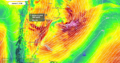 Semana de alto impacto meteorológico en Patagonia: frío, tormentas y ciclogénesis con temporal de viento
